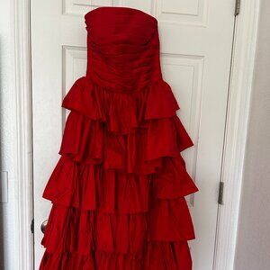 Stacee's Strapless Prom Dress